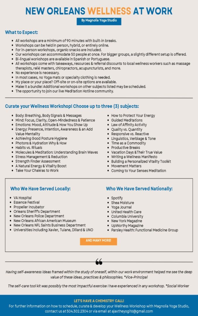 A page of the business directory for businesses.